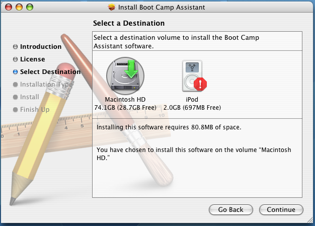 mac boot camp linux
